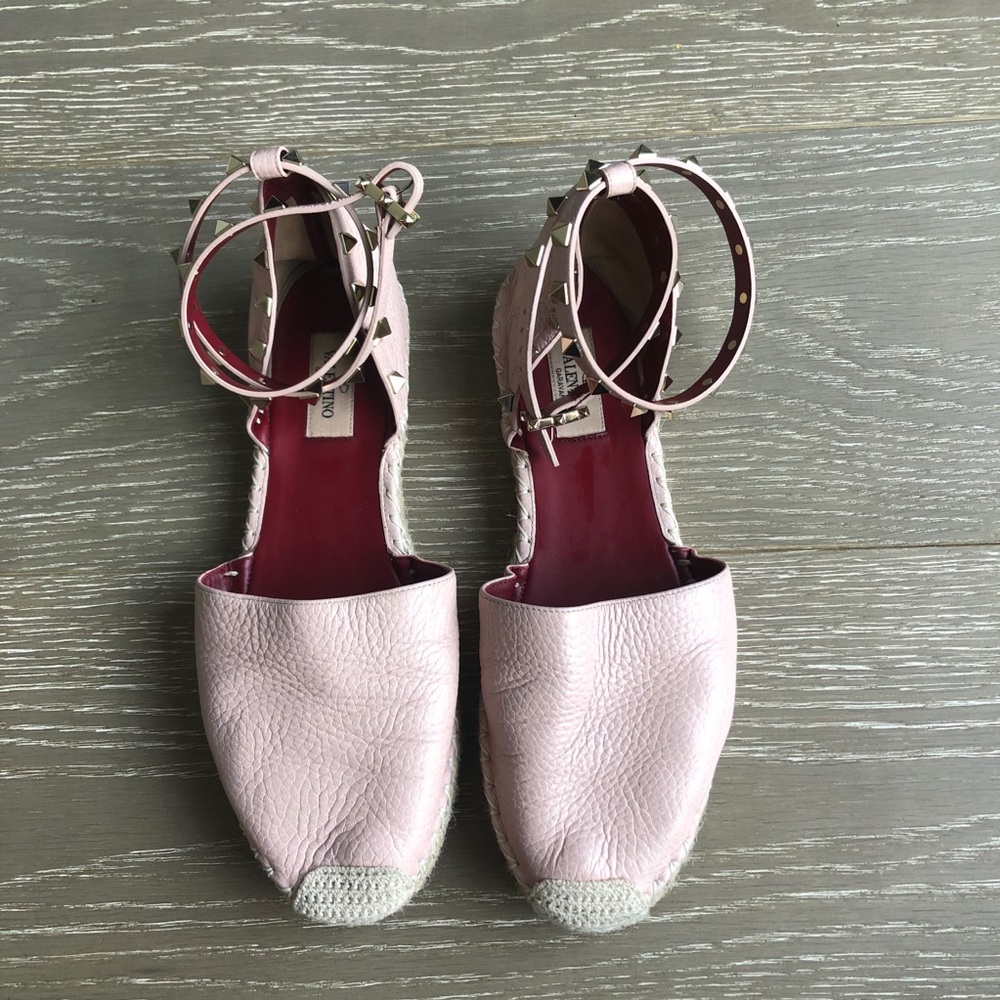 Valentino Wrap Around Ankle Flats